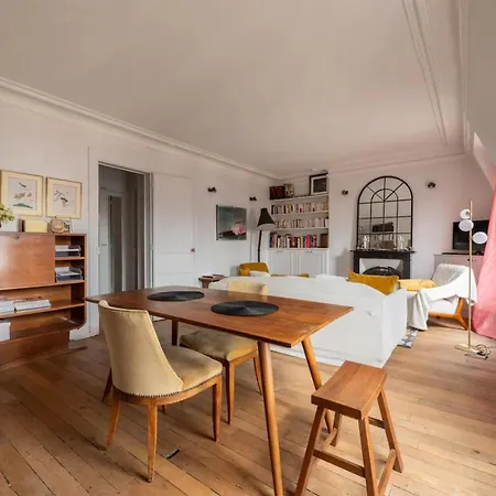 Daire Beautiful 1bd Parasian Batignolles Paris